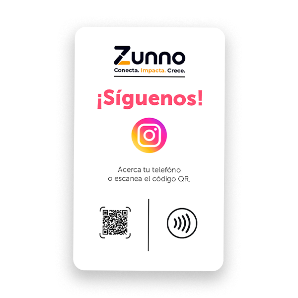 Tarjeta NFC para Redes Sociales