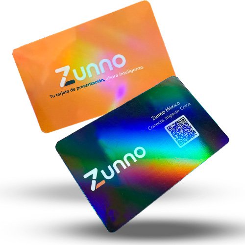 Tarjeta de Presentación NFC Personalizada Holográfica